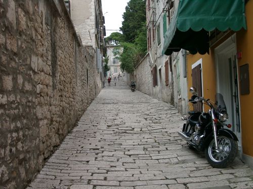 paving stones pavement alley