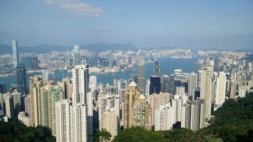 peak city view hong kong