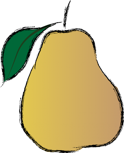 pear brown fruit