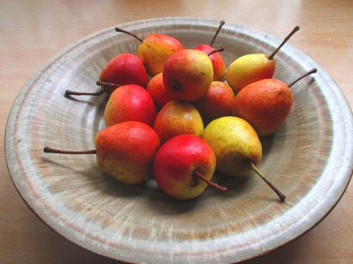 pears fruits shell