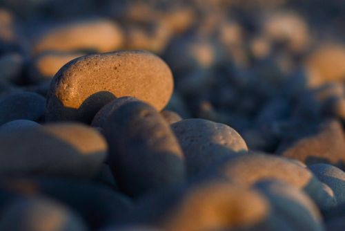 pebble stone beach