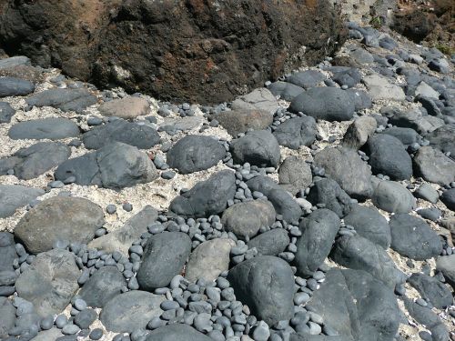 pebble stone beach