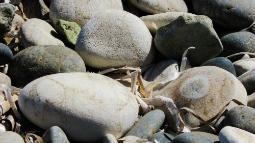 pebble beach beach stones