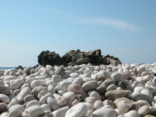 pebble beach lefkada greece