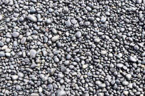 pebbles rocks wet