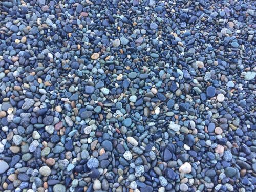 pebbles beach rocks
