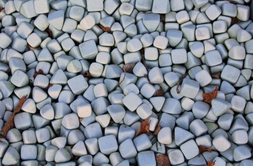 pebbles white smooth