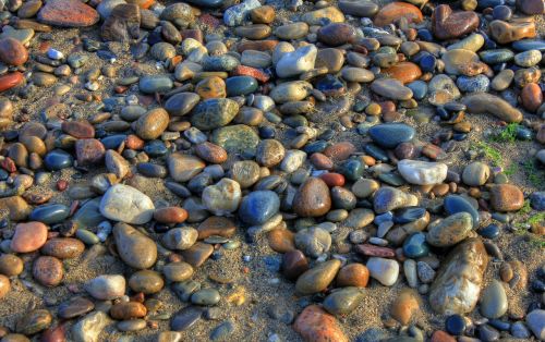pebbles ground texture