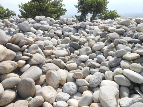 pebbles mountain roadway