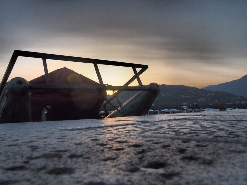pedal boat sunset italy
