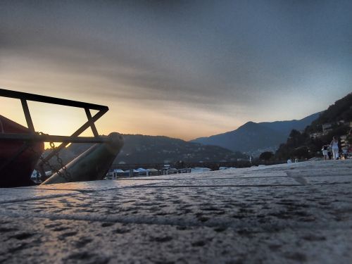 pedal boat sunset italy