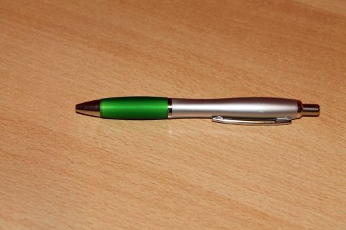 pen green silver