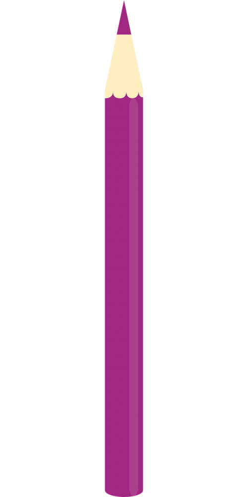 pencil color purple