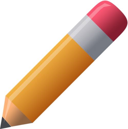 pencil pen orange