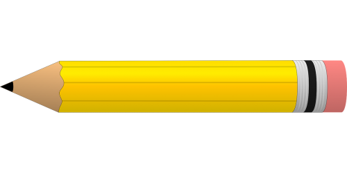 pencil yellow eraser