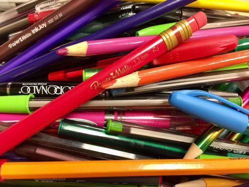 pencils pens colored pencils