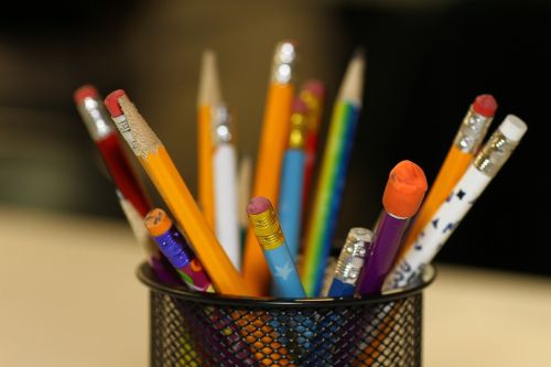 pencils holder education
