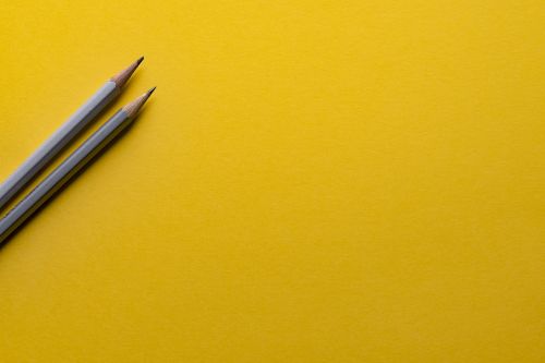 pencils yellow business