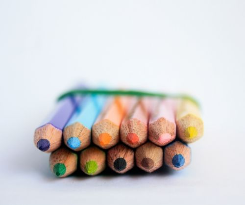 pencils drawing pens