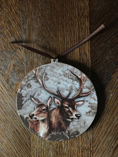 pendant forest animals for christmas