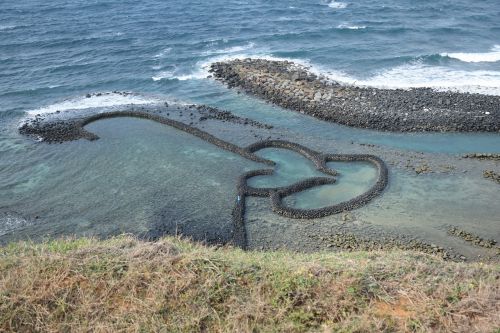 penghu beach love