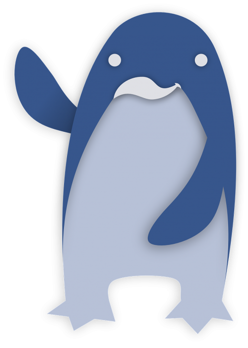 penguin blue tux
