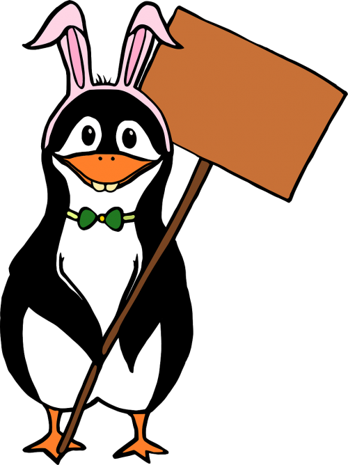 penguin costume bunny