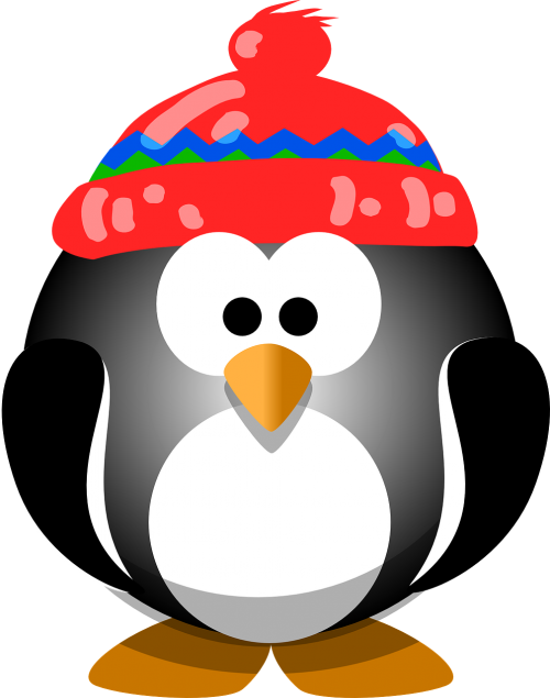 penguin bird hat