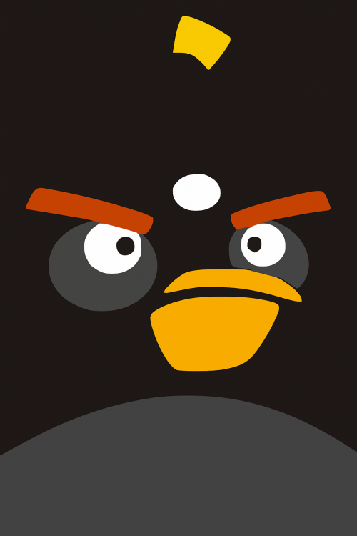 penguin cartoon aggressive