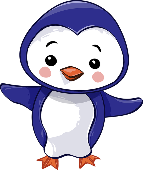 penguin  chick  bird