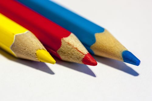 pens colored pencils colorful