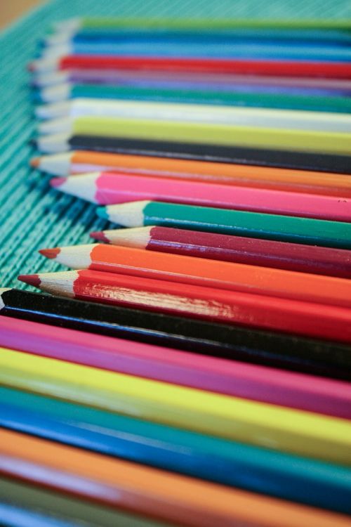 pens colored pencils color pencil