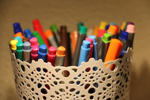 pens colors colorful