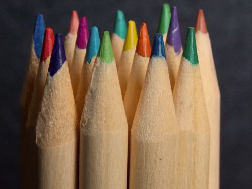 pens color colored pencils