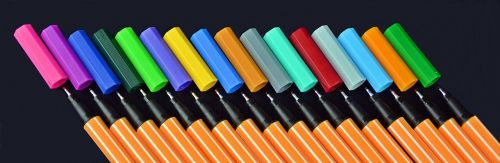 pens stabilo color