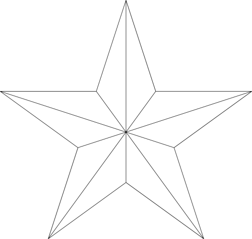 pentagram star symmetry