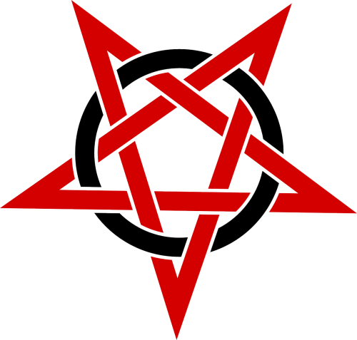 pentagram rouge spot