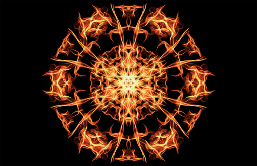 pentagram fire magic