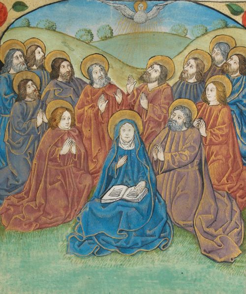 pentecost jesus christ medieval