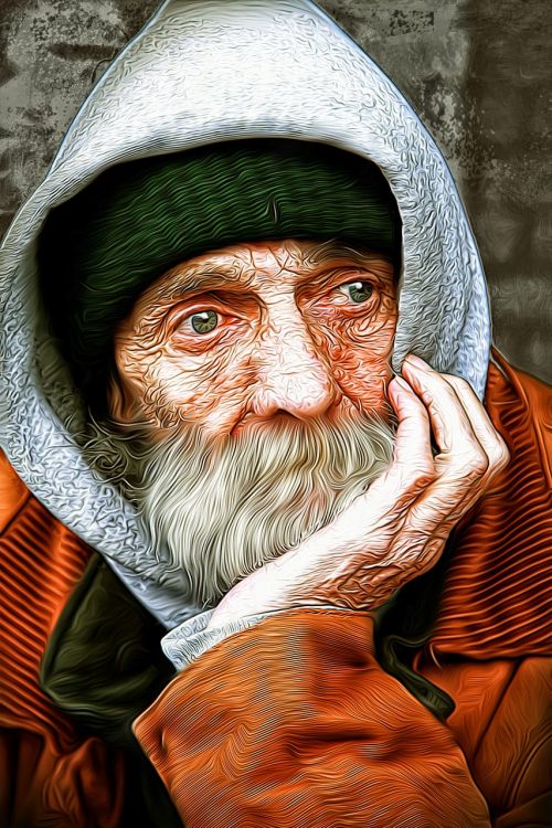 people old man portrait