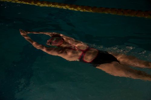 people woman swimming