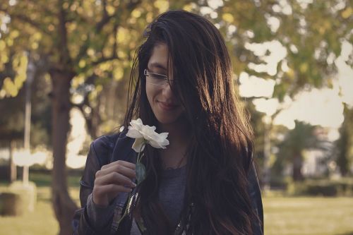 people woman flower