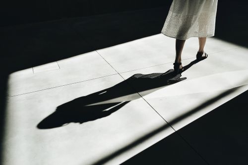 people woman shadow