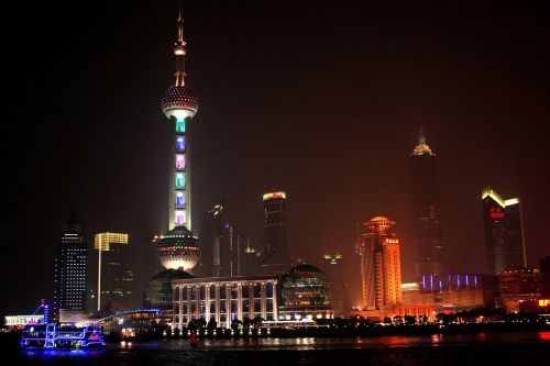 people's republic of china shanghai night view