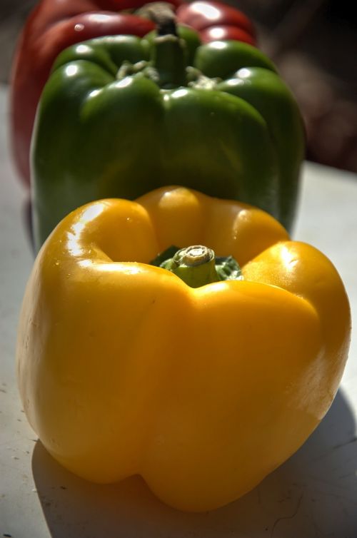pepper yellow green