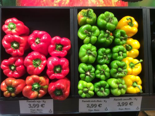peppers red green