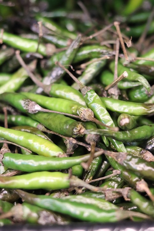 peppers  macro  hot