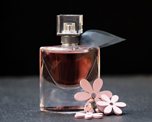 perfume flacon glass bottle