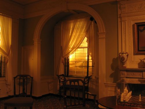period room window curtain