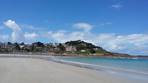 perros-guirec beach sea